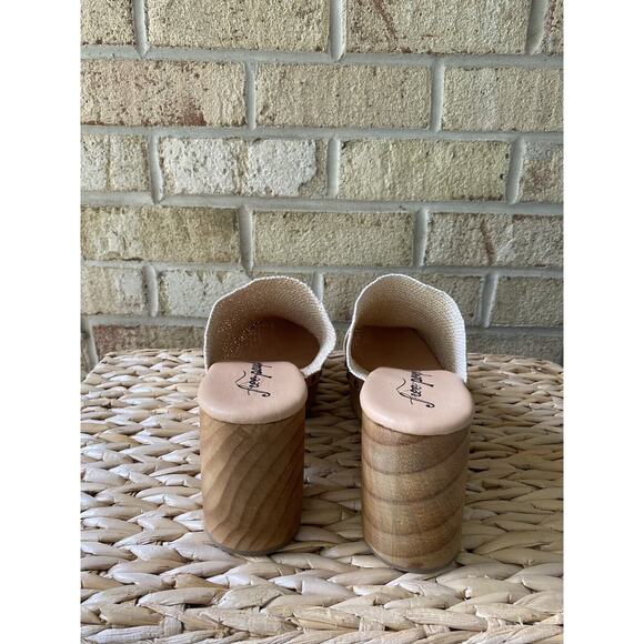Free People Woven Cream and Tan Clogs - Picture 7 of 10